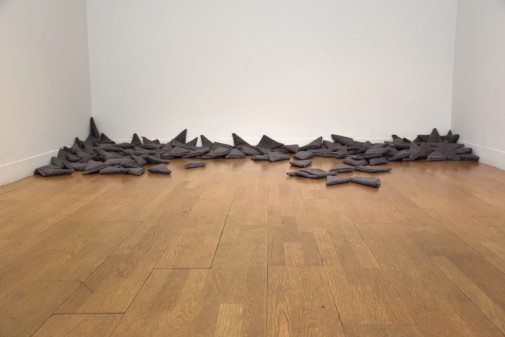 Lethes, 2018, Felt blankets, Variable dimensions (view of the installation at the Nogueira da Silva Museum, Braga, Portugal)